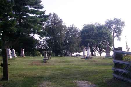 Oak Hill Fort Atkinson Cemetery Entrance - photo by Bill Waters